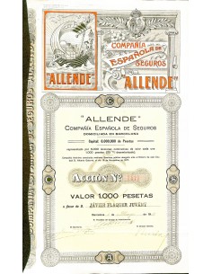 1918 - ALLENDE - COMPANIA ESPANOLA DE SEGUROS