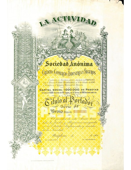 1901 - LA ACTIVIDAD - SOC. ANON. DE CREDITO, COMERCIO, INDUSTRIA Y SEGUROS