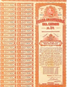 1928 - DEUDA AMORTIZABLE DEL ESTADO AL 3%