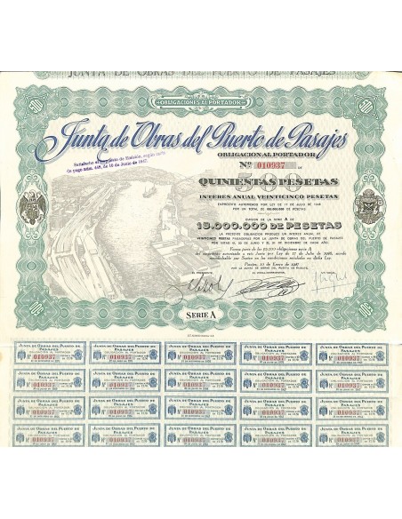 1947 - JUNTA DE OBRAS DEL PUERTO DE PASAJES