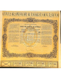 1867 - CANAL DEL PRINCIPE DE ASTURIAS DON ALFONSO