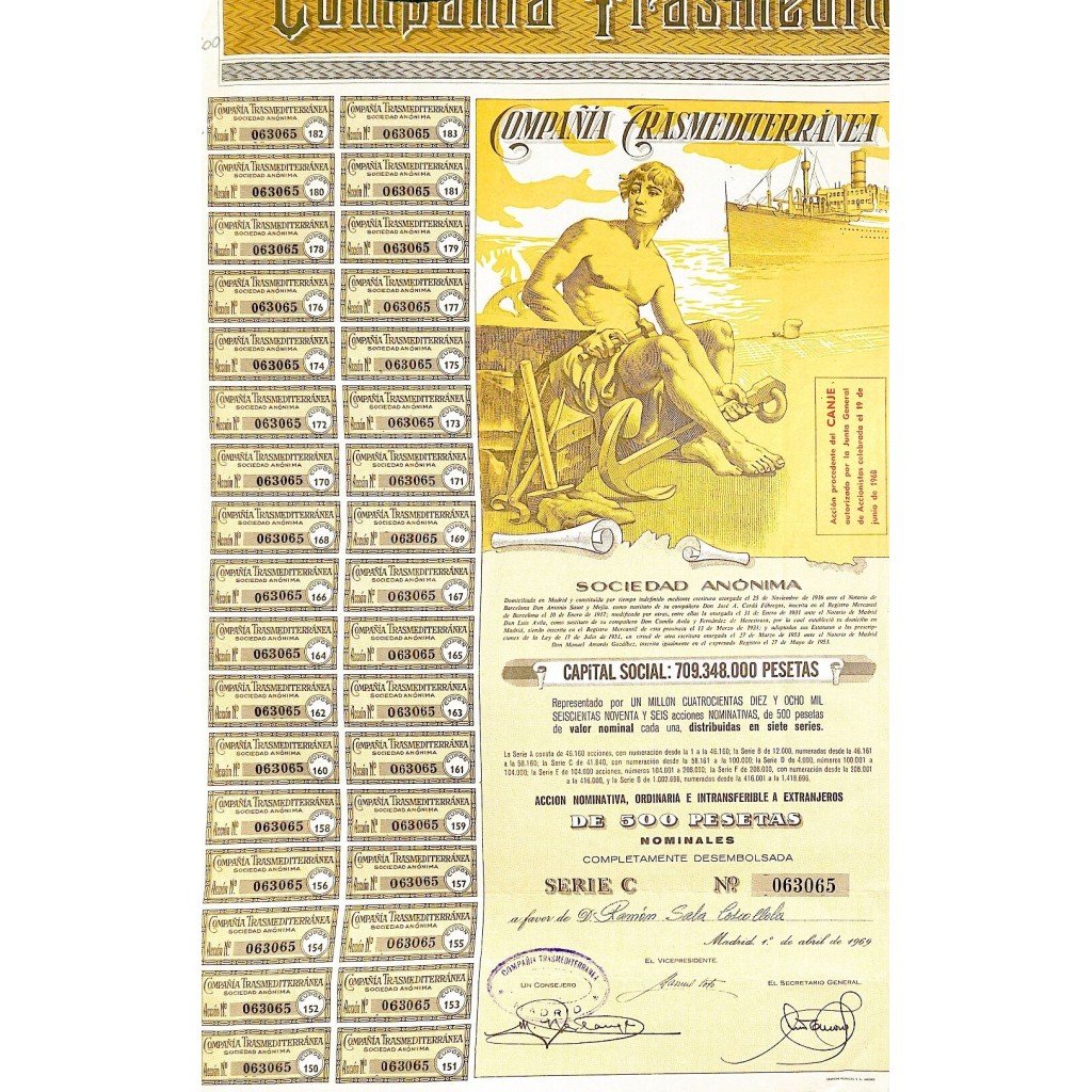 1969 - TRANSMEDITERRANEA COMPANIA