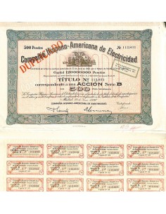 1920 - HISPANO-AMERICANA DE ELECTRICIDAD COMPANIA (AZIONE...