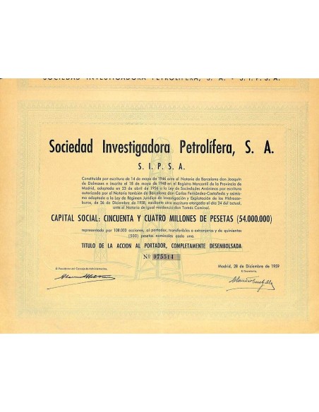 1959 - INVESTIGADORA PETROLIFERA SOC.