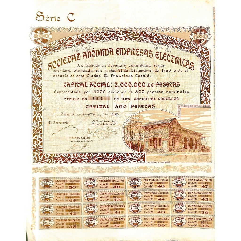 1905 - EMPRESAS ELECTRICAS SOC. ANON.