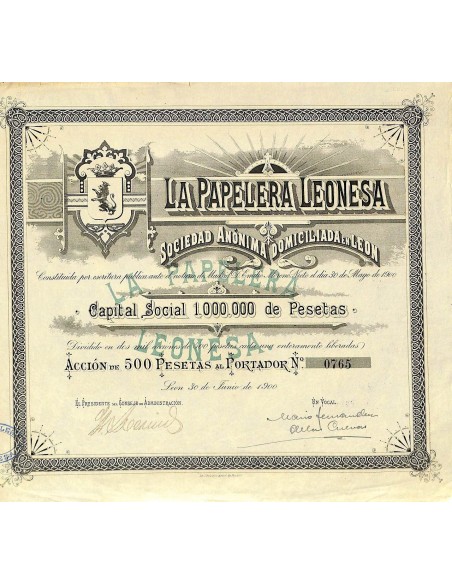 1900 - LA PAPELERA LEONESA
