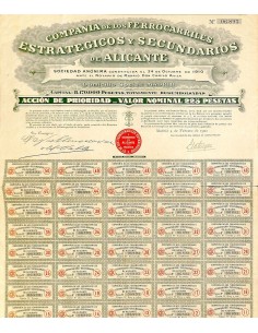 1920 - FERROCARRILES ESTRATEGICO Y SECUNDARIOS DE...