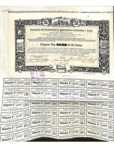 1889 - FERROCARRIL DE AMOREBIETA A GUERNICA Y LUNO COMP. DEL