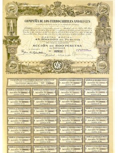 1924 - FERROCARRILES ANDALUCES COMP. DE LOS