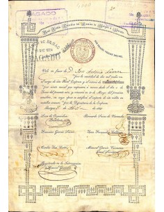 1830 - REAL JUNTA DIRECTIVA DEL CAMINO DE BURGOS A BERCEDO