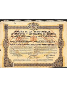 1913 - FERROCARRILES ESTRATEGICO Y SECUNDARIOS DE...