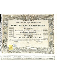 1863 - EMPRESA DEL FERRO-CARRIL DE ISABEL SEGUNDA DE ALAR...