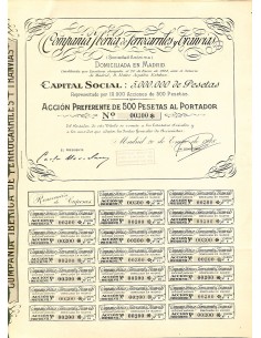 1928 - IBERICA DE FERROCARRILES Y TRANVIAS COMP.