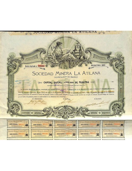 1901 - MINERA LA ATILANA SOC.
