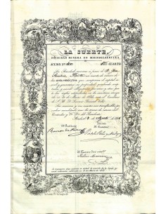 1858 - LA SUERTE - SOC. MINERA EN HIENDELAENCINA