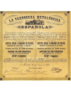1873 - LA CARBONERA METALURGICA ESPANOLA