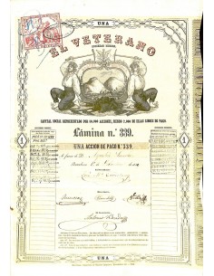 1859 - EL VETERANO SOC. MINERA