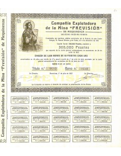 1922 - EXPLOTADORA DE LA MINA PREVISION COMP.