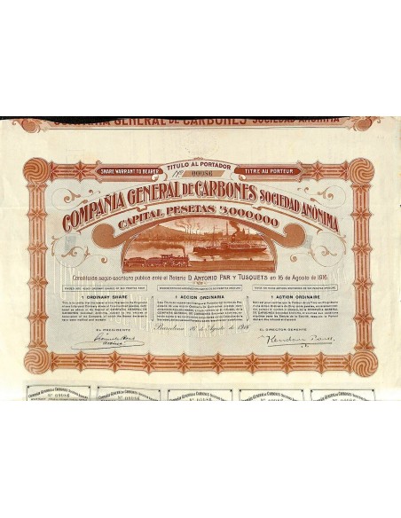 1916 - GENERAL DE CARBONES COMPANIA