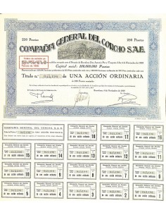 1929 - GENERAL DEL CORCHO COMPANIA
