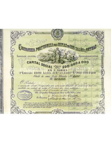1882 - PORTUGUEZA DAS MINAS DO RIO SALOR E OUTRAS COMP.