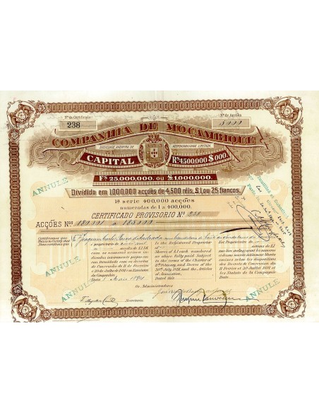 1894 - MOCAMBIQUE COMP. DE