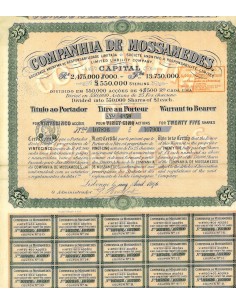 1896 - MOSSAMEDES COMPANHIA DE (25 AZIONI) - LISBONA
