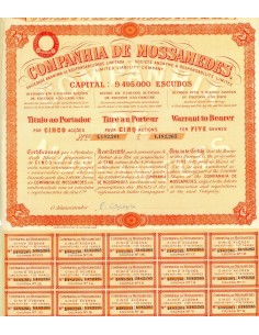 1927 - MOSSAMEDES COMPANHIA DE (5 AZIONI)