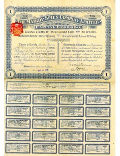 1910 - THE MAIKOP SPIES COMPANY LIMITED - LONDRA