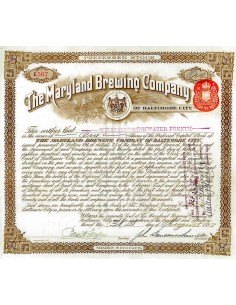 1899 - THE MARYLAND BREWING COMPANY OF BALTIMORE CITY