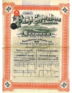1920 - THE PENA COPPER MINES, LIMITED