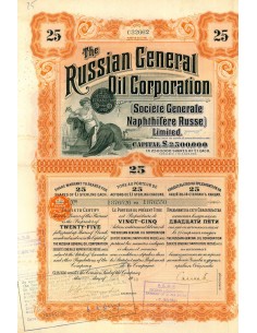 1913 - THE RUSSIAN GENERAL OIL CORPORATION (25 AZIONI)
