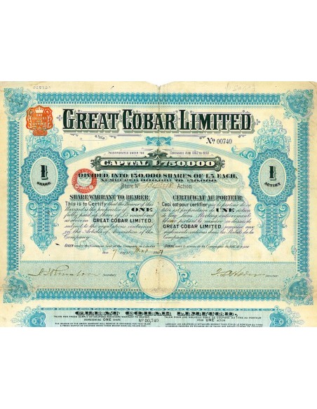 1907 - GREAT COBAR LIMITED