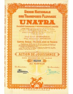 1936 - UNATRA - UNION NATIONALE DES TRANSPORTS FLUVIAUX
