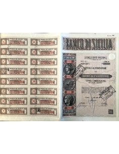 1969 - BANCO DI SICILIA - 20 OBBLIGAZIONI - PALERMO 2