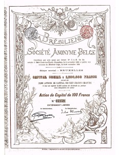 1898 - LA BRESILIENNE - SOC. ANON. BELGE