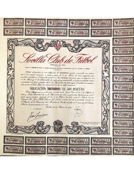 1957 - SEVILLA CLUB DE FUTBOL - SIVIGLIA