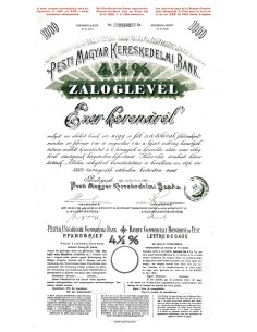 1911 - PESTI MAGYAR KERESKEDELMI BANK