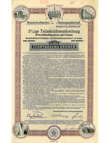 1922 - 5% IGE TEILSCHULDVERSCHREIBUNG