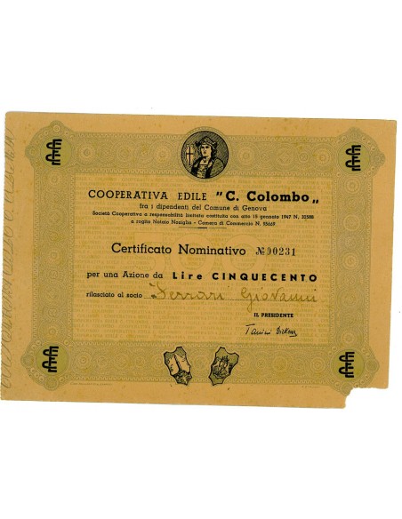 1947 - EDILE C. COLOMBO COOP.