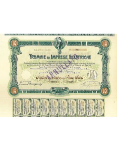 1912 - TRAMVIE ED IMPRESE ELETTRICHE