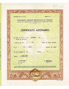 1973 - CONSORZIO AGRARIO PROVINCIALE DI MODENA
