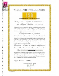 1955 - ISA - INDUSTRIA SEDILI AFFINI
