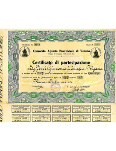 1944 - CONSORZIO AGRARIO PROVINCIALE DI VERONA 4 QUOTE -...