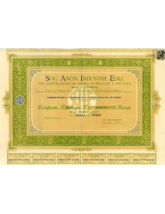 1931 - INDUSTRIE EDILI PER COSTRUZ. DI OPERE PUBBL. E...