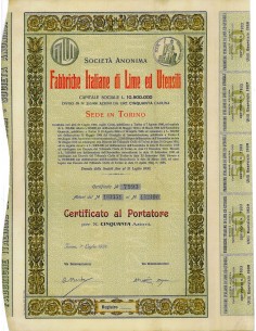 1924 - FABBRICHE ITALIANE DI LIME ED UTENSILI SOC. ANON.