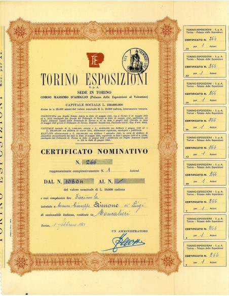 1951 - TORINO ESPOSIZIONI SPA