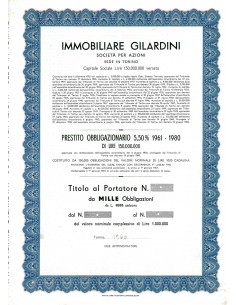 1960 - IMMOBILIARE GILARDINI