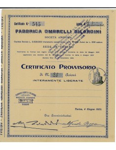 1923 - FABBRICA OMBRELLI GILARDINI