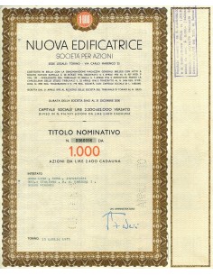 1975 - NUOVA EDIFICATRICE SPA